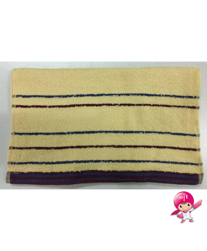 Striped Satin Edge Towel