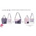 seisei Crossbody Shoulder Bag with 2 in 1 Convertible Color Tote Handbag for Women Adjustable Strap Waterproof Travel 2pcs Set